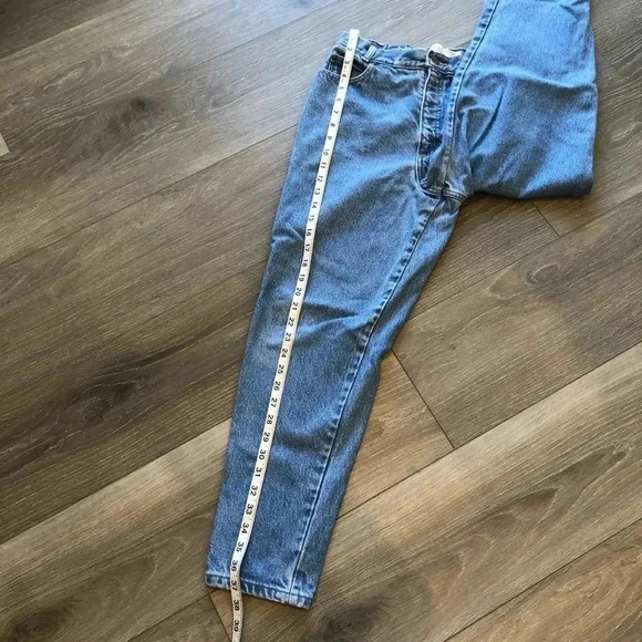 Vintage 90s High Waisted Denim Jeans Essentials Sport Denim Jeans Size 12 - Picture 5 of 11